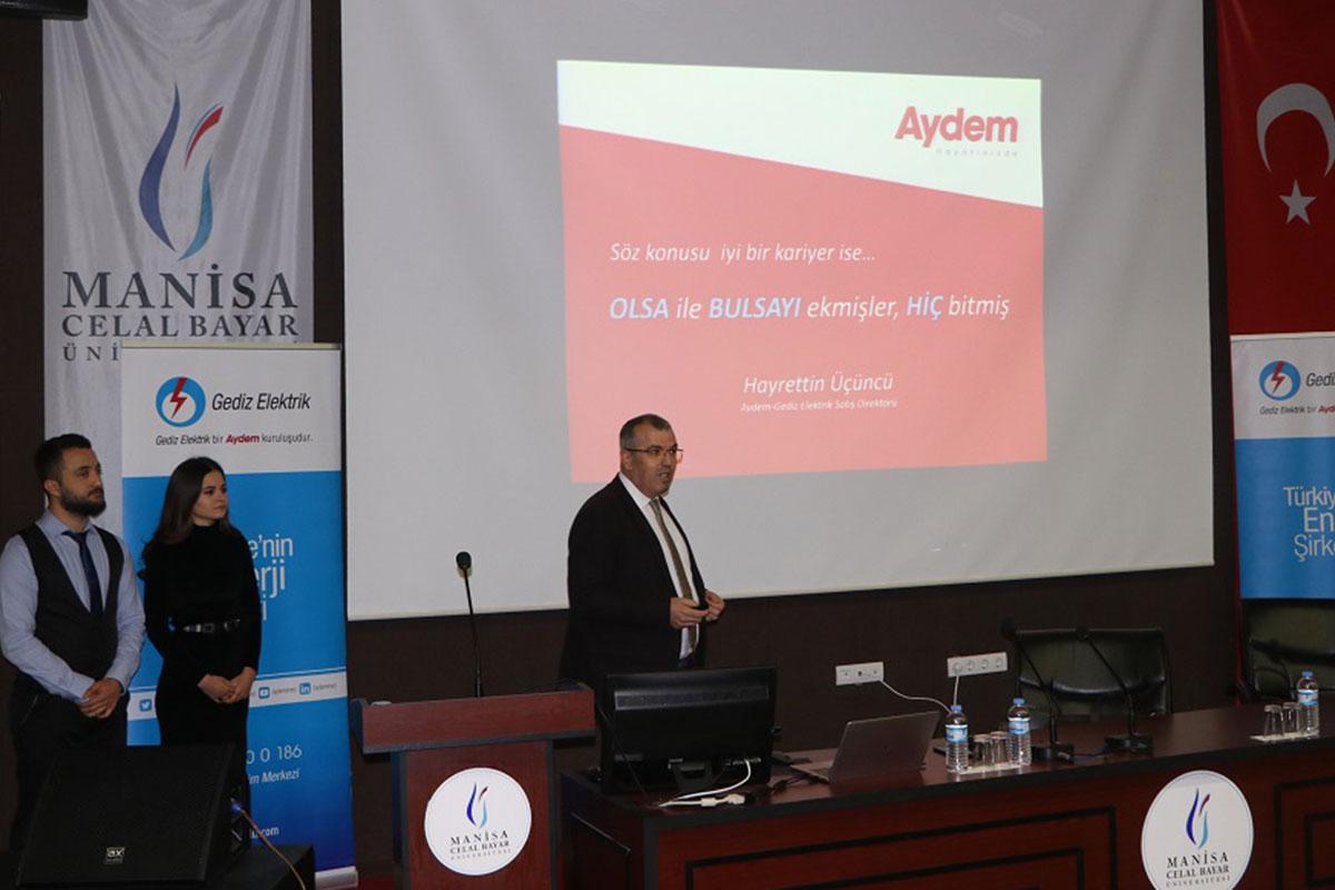 Aydem Attends the Economics Club Conference by Celal Bayar University 